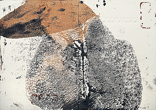 Werkreihe-Goldrausch, Pr�gedruck/Papier 21 x 29 cm