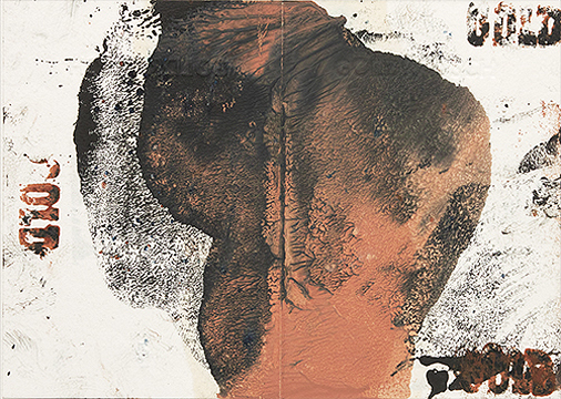 Werkreihe-Goldrausch, Pr�gedruck/Papier 21 x 29 cm