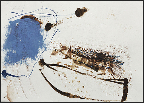 Schlitten II, �l/Papier 21 x 29 cm