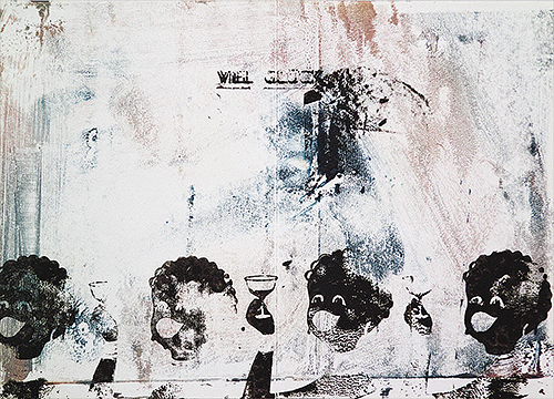 Werkreihe-W�nsche - �l/Papier 21 x 29 cm