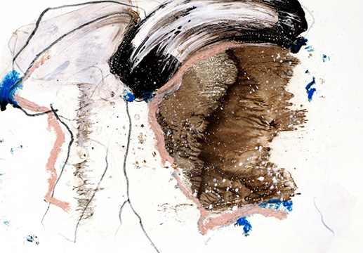 Form,  &Ouml;l/Papie,r  29 x 42 cm
