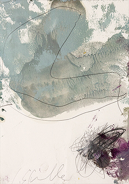 O.T. &Ouml;l/Blei/Papier 29 x 21 cm