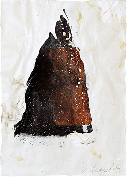 Form,  &Ouml;l/Lack/Papier, 61 x 42 cm