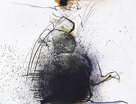 Frucht - Mischt/Blei/Papier 42 x 61cm