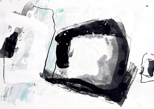 O.T., mischt./Papier, 30 x 42 cm
